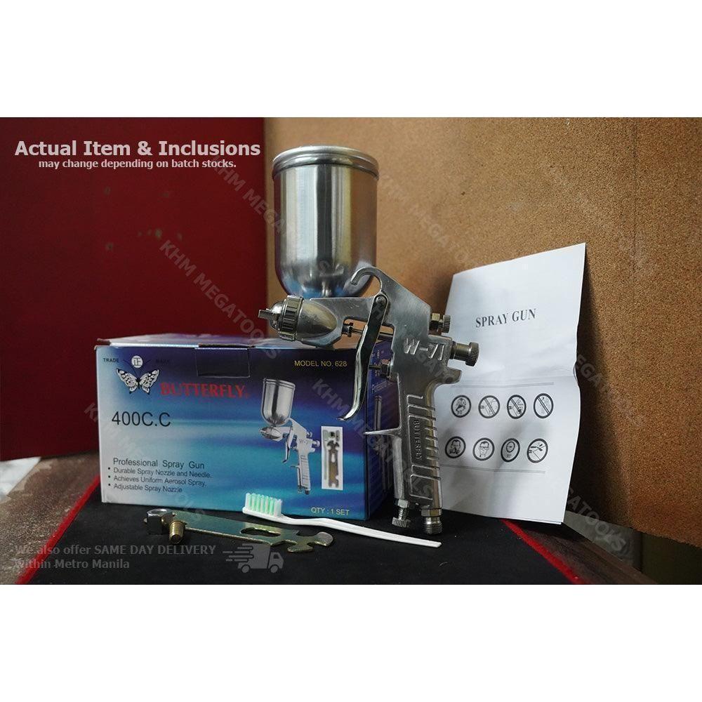 Butterfly #628 Paint Gravity Type Spray Gun (400ml) - KHM Megatools Corp. Butterfly #628 Paint Gravity Type Spray Gun (400ml) - KHM Megatools Corp.